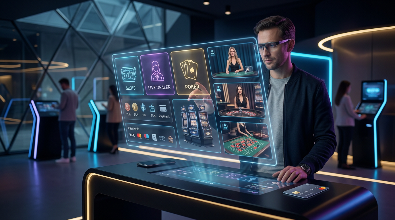 Nowoczesne zagraniczne kasyno online w futurystycznej oprawie 2026